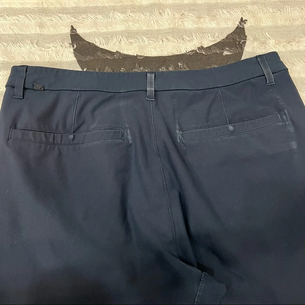 Lululemon Pants Men 34 Navy  Commission SLIM Fit Warpstreme Stretch Golf Chino - Picture 10 of 11